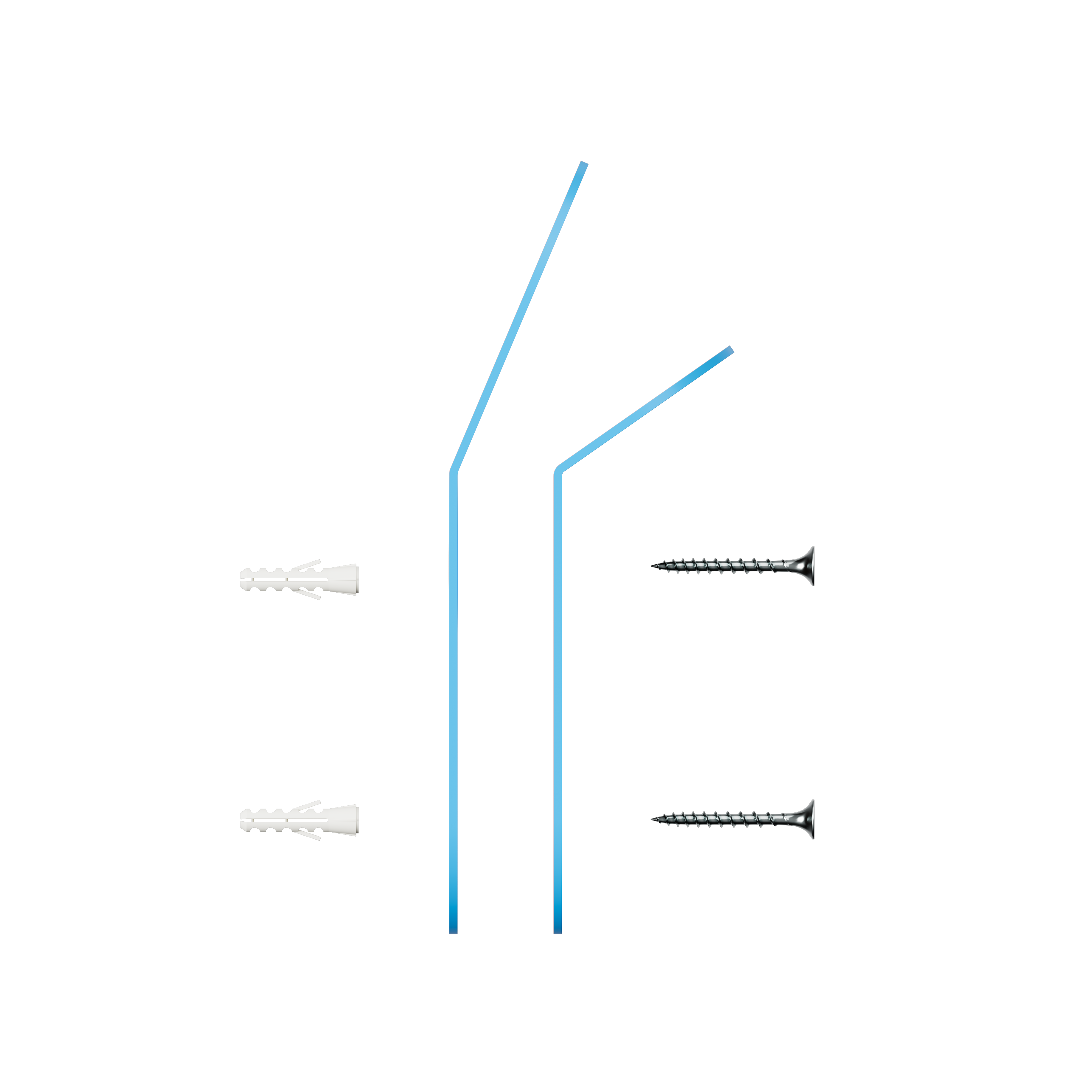 Bubblegum Stack Hook - Windsurfer Blue
