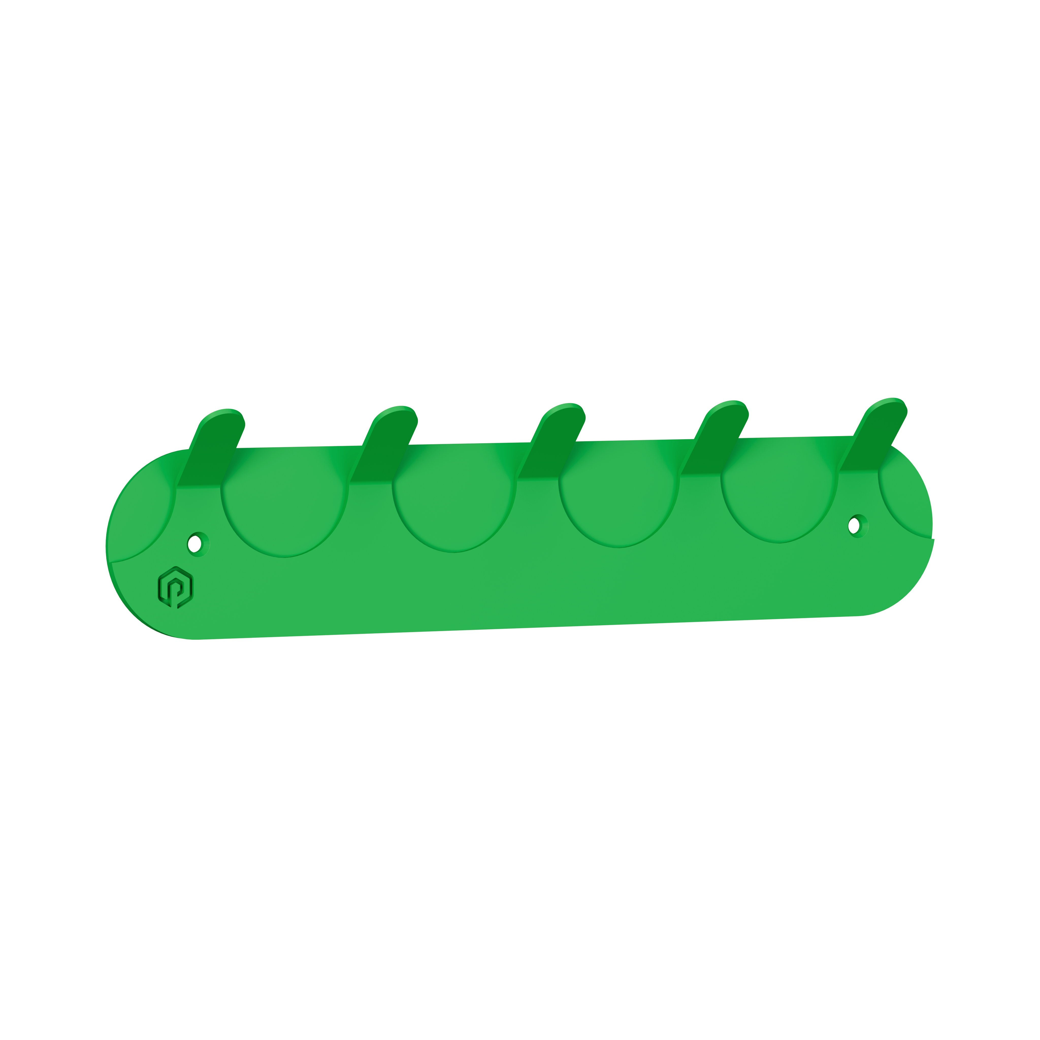 Bubblegum Multi Hook - Snap Apple Green