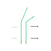 Bubblegum Stack Hook - Snap Apple Green