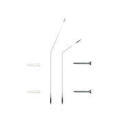 Bubblegum Stack Hook - Stainless Steel