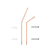 Bubblegum Stack Hook - Soda Pop Orange