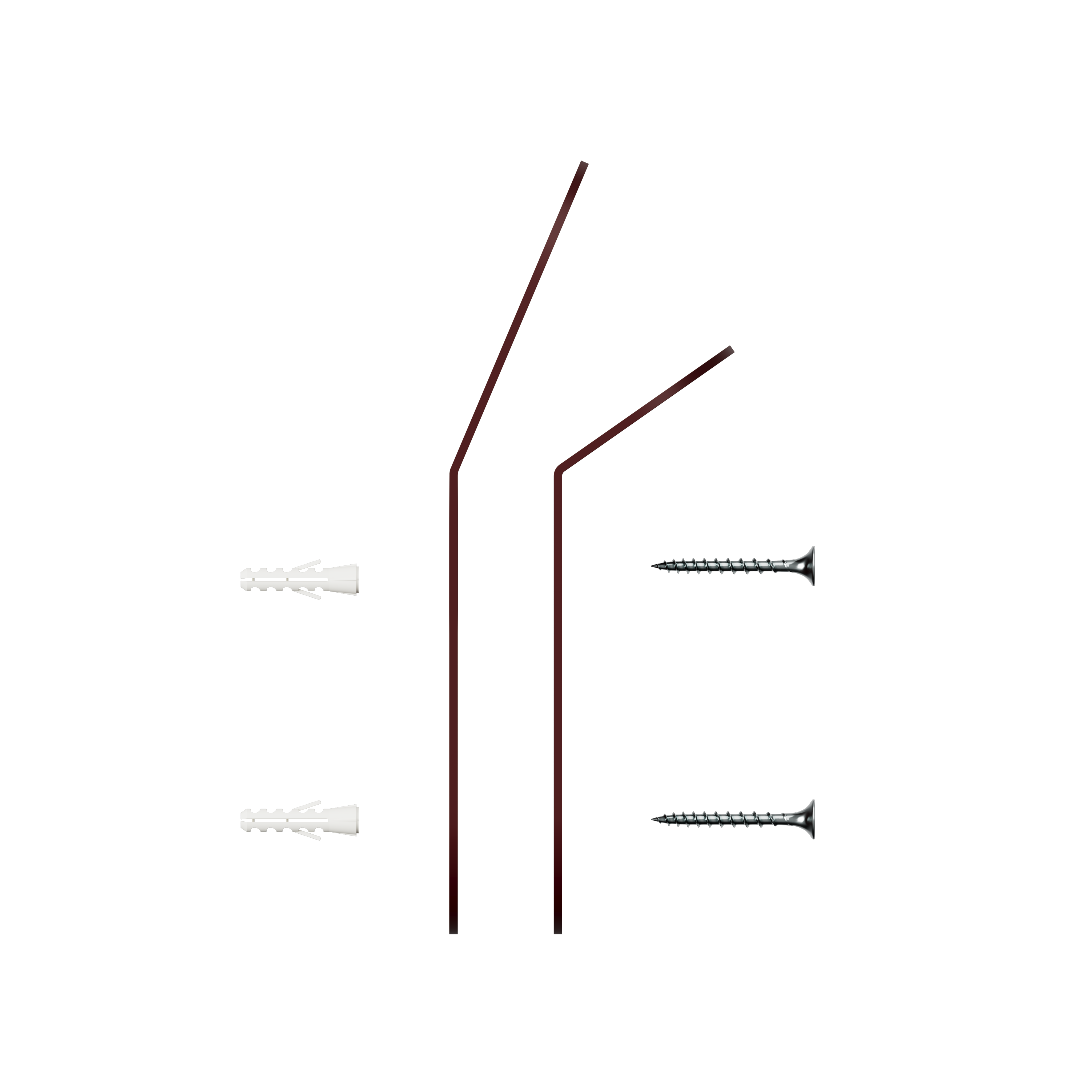 Bubblegum Stack Hook - Dark Plum