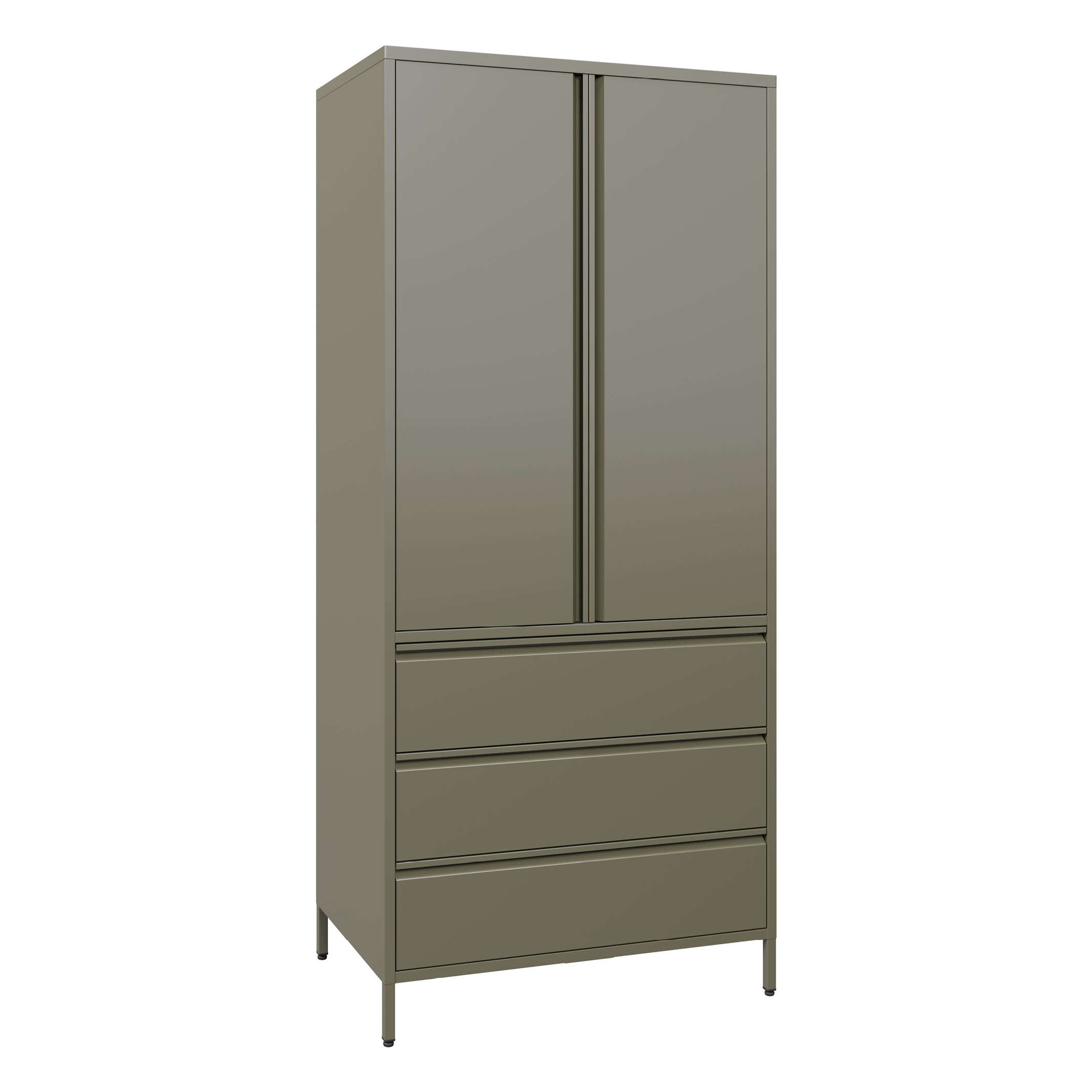 Bon Bon Double Locker - Moss Grey