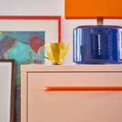 Sprinkles Twin Drawer Side Table - Peach Pop