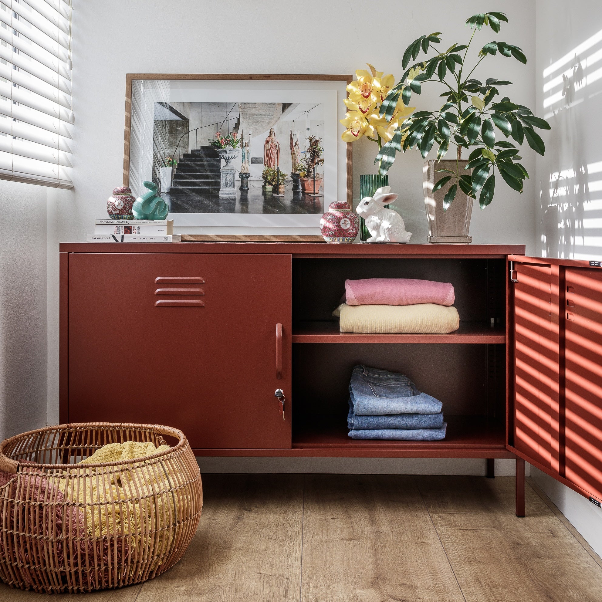 Sugar Cube Media Unit - Oxide Red