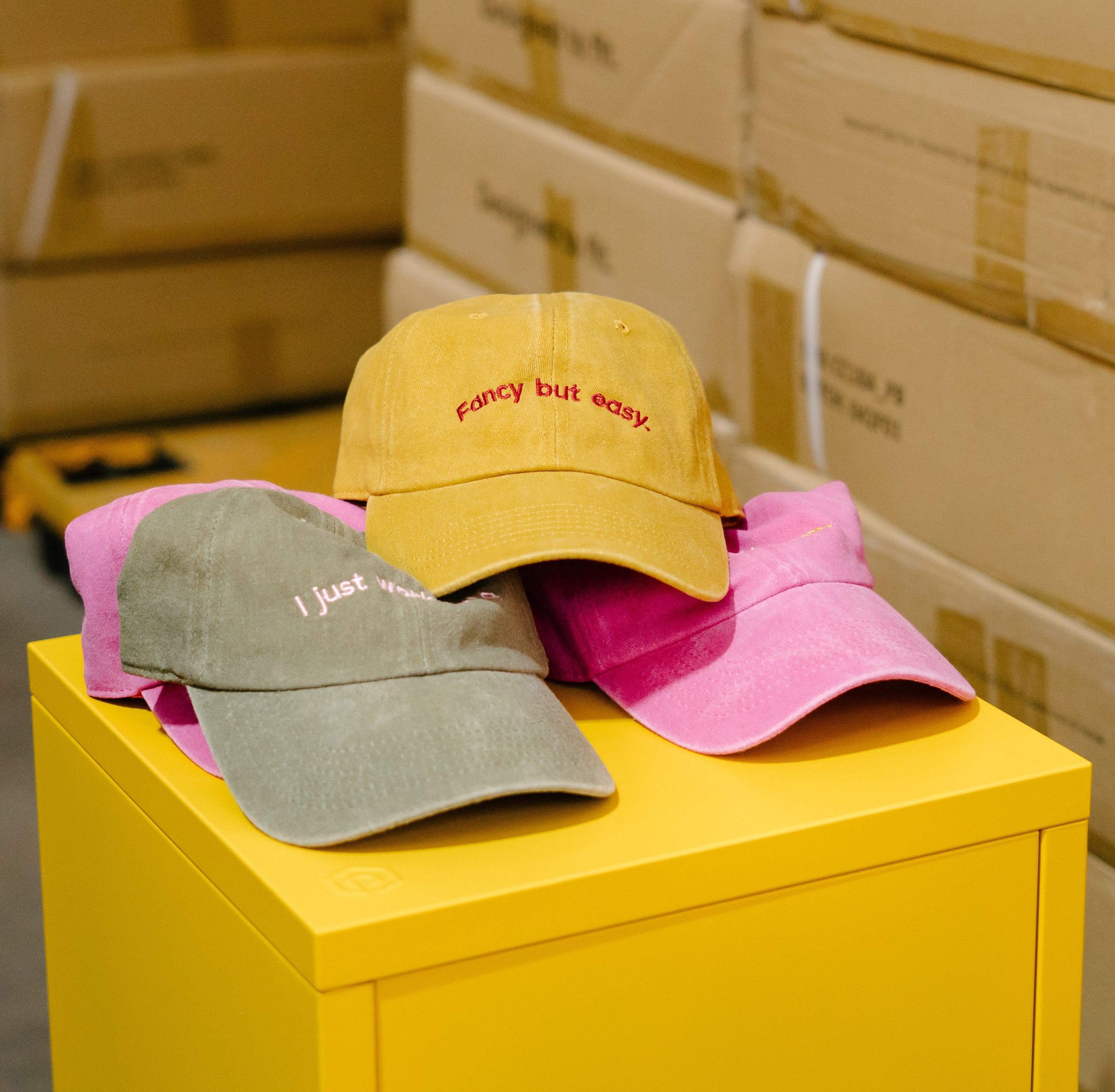 Popstrukt Cap - Mustard