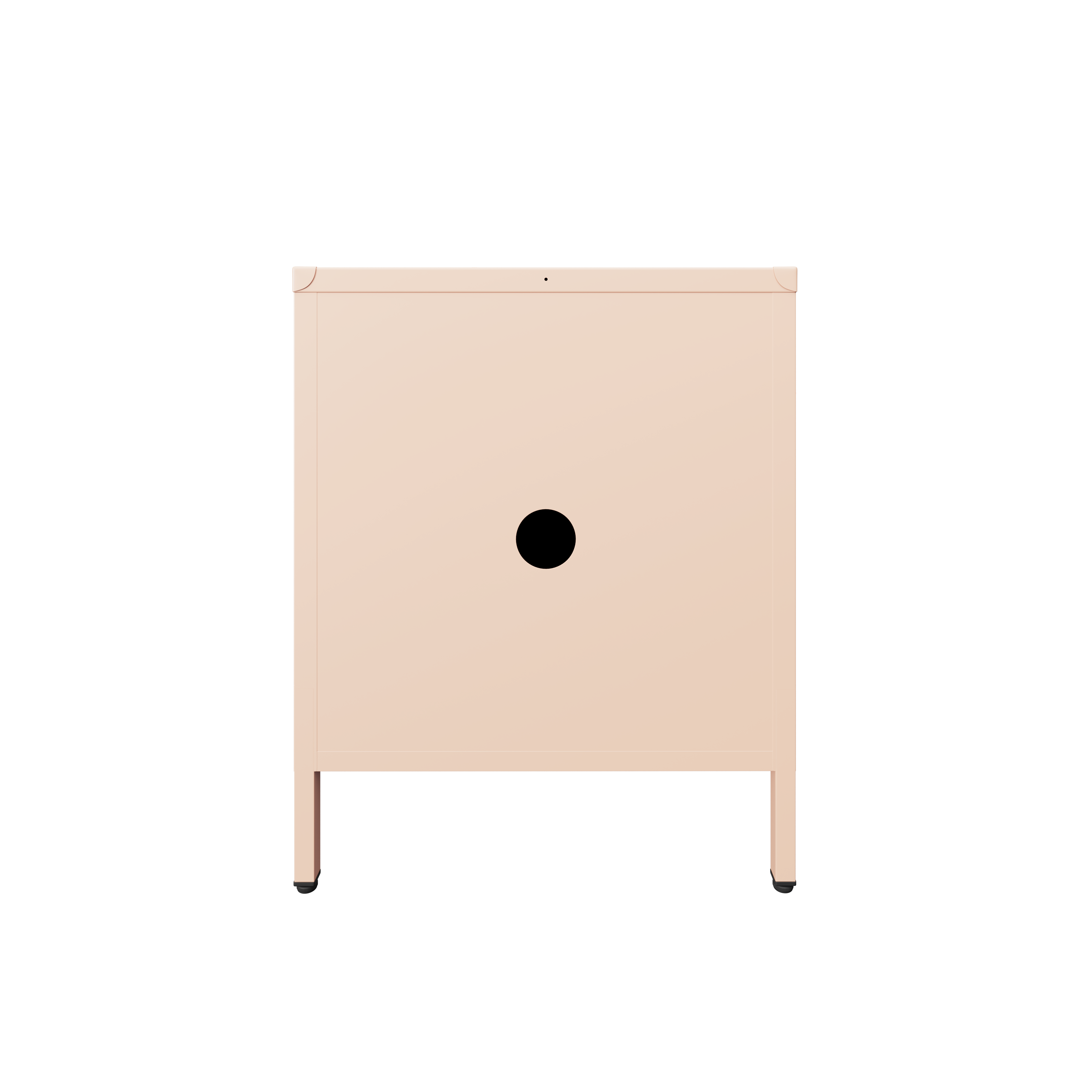 Sprinkles Twin Drawer Side Table - Peach Pop