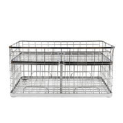 Crumpet 3-Pack Baskets - Stainless Steel