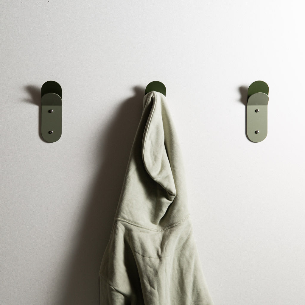 Bubblegum Wall Hook - Forest Green