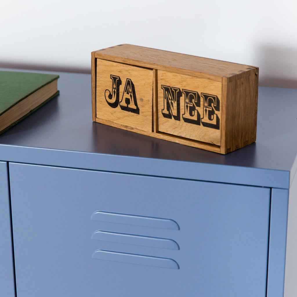 Sugar Cube Cabinet - Pigeon Blue