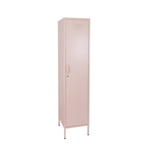 blush coloured steel locker