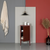 Sugar Cube Side Table - Oxide Red