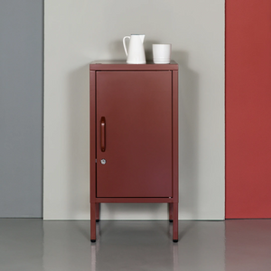 Sugar Cube Side Table - Oxide Red